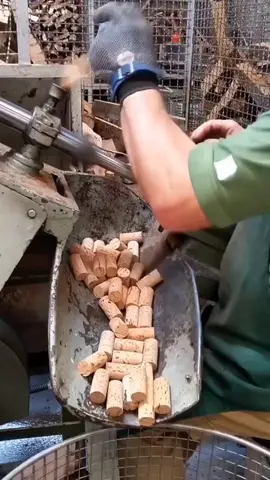 How wine corks are made 🍾