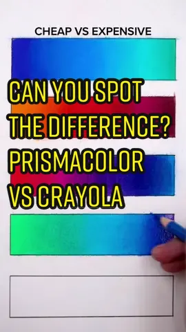 Reply to @sophie.jungmi CHEAP VS EXPENSIVE Colored Pencil Blending - Prismacolor VS Crayola VS Arteza VS Markart VS Caran D’Ache - Can you spot the difference? #asmrart #arttips #pencilart #coloredpencils