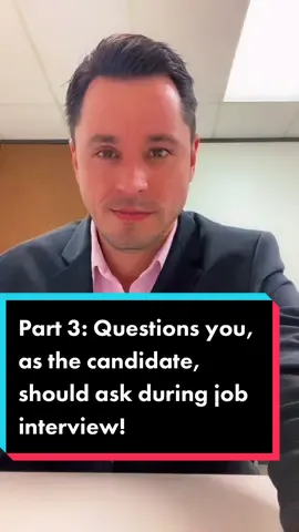 Part 3: Questions you, as the candidate, should ask during job interview! #interview #interviewtips #interviewquestions #jobinterview #jobinterviewtips