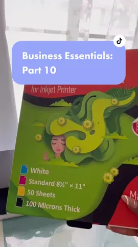 Reply to @littlevintagetale  Our top 3 sticker papers, linked under Amazon Favorites #businesstips #amazonfavorites #stickershop #stickermaking #DIY
