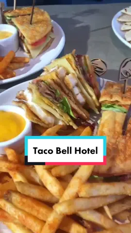 Answer @im_siowei  Taco Bell hotel.