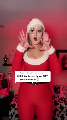 Reply to @defnotdeexo 34% in my Santa suit