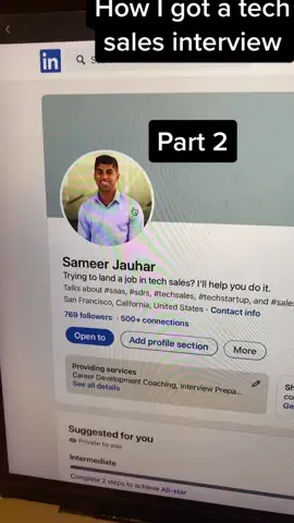 Learn how to send emails to hiring managers that will get them to give you an interview. #techtok #techsales #careertiktok #sales #Tech