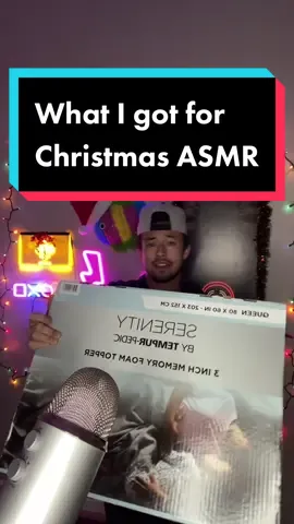 What I got for Christmas ASMR! Let me know what y’all got for christmas in the comments below!!! #christmasasmr #coreyasmr #fastasmr #asmr