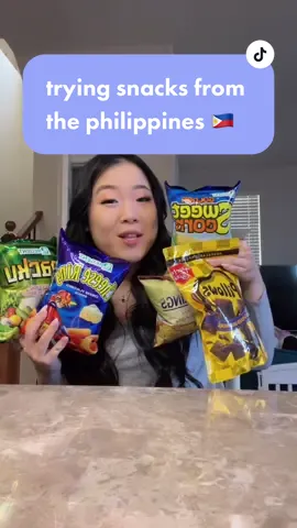 finally trying filipino snacks :D #filipino #filipinosnacks #filipinosnack #philippines #tastetest #food #Foodie #snack #snacks #fyp #fypシ