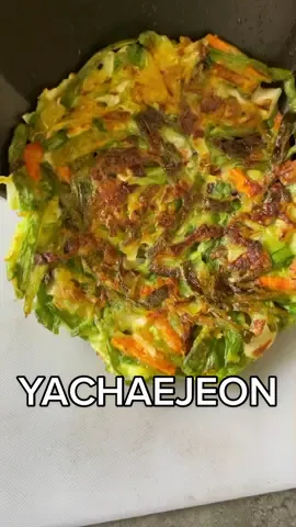 don’t forget to eat your veggies! 😜 #pancakes #Recipe #fypage  #asmr #fyp #koreanfood