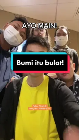 Ngerti gak? Cluenya BUMI ITU BULAT!  @globalradiofm