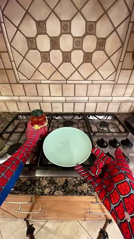 Italian Spider-Man 🤌 #stopmotion #spiderman #nowayhome #pasta
