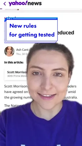 Head to the link in our bio for full details 🔗 #covidtesting #covid19 #testing #rapidantigen #Auspol #updates