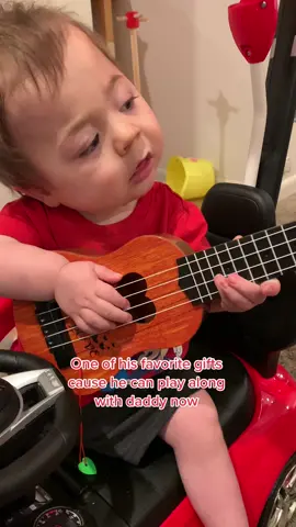 Just a boy and his ukulele #fyp #lucas #smile #laugh #viral #babiesoftiktok #boymom #music