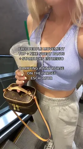 ✨ Weekend mood ✨ #targetrun #materialgirl #starbucks #louisvuitton #nanonice #nicenano #freepeoplemovement