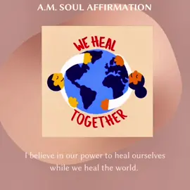 Believe in our abilities to heal not only ourselves but the world. #healingtiktok #microinfluencer #spiritualtiktok  #affirmations #spiritualcoach #11