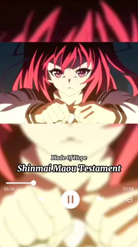Shinmai Maou Testament op1 #shinmaimaounotestament #openinganime #animelyrics #anime #fypシ