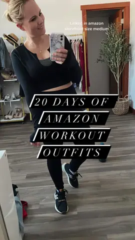 20 days of workout outfits day 1! #workoutmotivation #gymoutfit #amazonmusthaves #amazonfashion #outfitinspo #gymlook #20dayschallenge