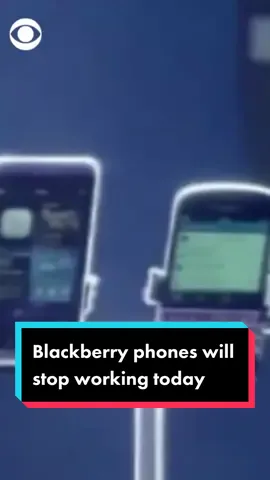 Starting today, #Blackberry phones will stop working. #news