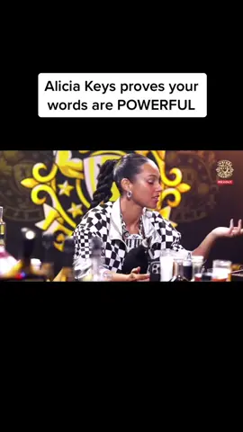 Alicia Keys on the power of your words 💯 #whoagrees #aliciakeys #manifestation #powerofwords