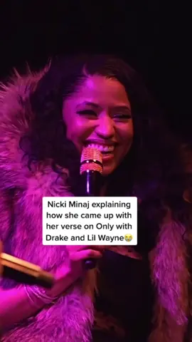 #nickiminaj explains how she came up with her #verse on ONLY with #Drake and #lilwayne 👀🎶 BE real, what was your reaction? 😂
