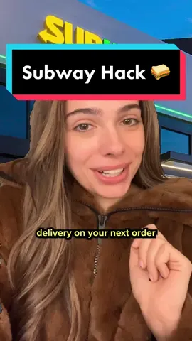 Who’s a fan of Subway 🙋🏻‍♀️ #subway #brandhack #saving