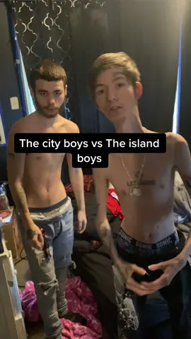The city boys calling out the the island boys! 😈👊🏼 tag them in the comments! @allansamuelson
