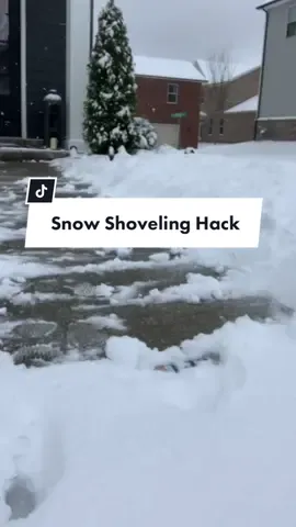 Snow shoveling hack #newyear #selfcaretips #snowman #lifehacks  #shovelingsnow #snowday #fy #dadsoftiktok #thebreakfastclub