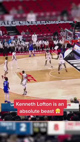 Kenny brought back bully ball 😎 @the.acc #basketball #kennethloftenjr #fyp