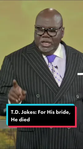 T.D. Jakes: Jesus’ sacrifice was for you #tdjakes #tbnofficial #Jesus #jesussacrifice #jesusdiedforyou