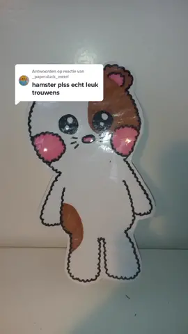 Antwoorden aan @_paper.duck_merel een hamster! welk dier de volgende keer?? #paperanimals #paperanimalcare