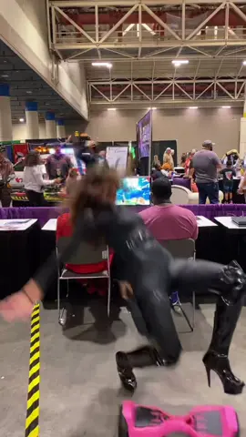 Show must go on…💀  #fyp #catwoman #fail @fanexpohq @swagtronusa
