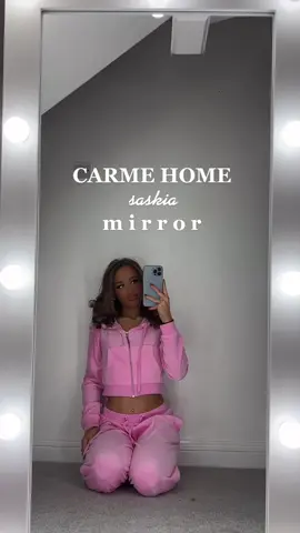 my beautiful hollywood mirror from @CARME HOME 🤍 use code WILLOW10 for 10% off✨ https://carmehome.com/product/saskia-white-wall-mounted-hollywood-mirror/ ✨
