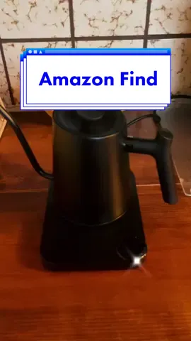 The perfect gooseneck kettle. Beautiful and efficient. #amazon #kettle  #amazonfinds #kitchenessentials #fyp  #tea #coffee