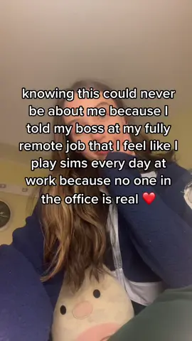 ok am I wrong though #fyp #WFH #remotework #sims