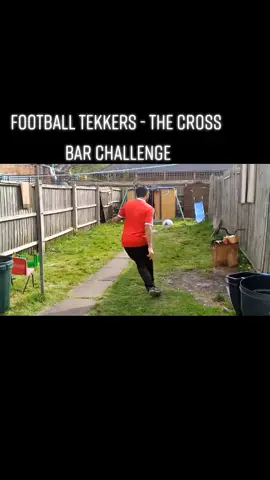 Football Tekkers -The cross bar challenge. #footballtiktok #fyp #footballtekkers #tekkers #baller #footballchallenge #crossbarchallenge #ghourghushti