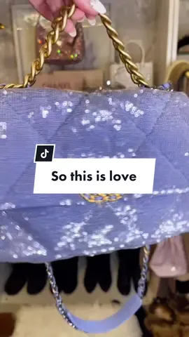 Reply to @diorinparis #chanel #chanel19 #chanelbag #closettour #sequins #sparkles