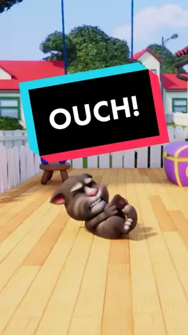 We all know that one football player... #TalkingTom #Ouch #FYP #football