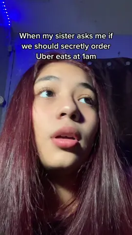 And no we didn’t just secretly order last night…😶 #umyeah #ubereats #food #funny #sister