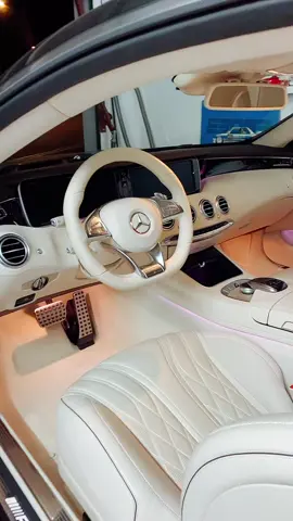 Schöner wohnen 🤩 #mercedesbenz #benz #s63amg #whiteinterior #luxury #💯