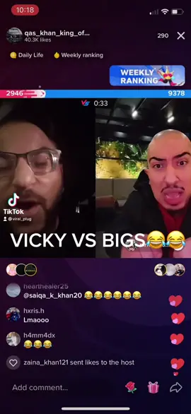 Vicky got smoked of bigs 💨 #boxerqas #qaskhan #bigz #fyp #foryoupage #banter
