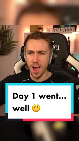 Day 1 went… well 🤨 #Gaming #Games #Gamer