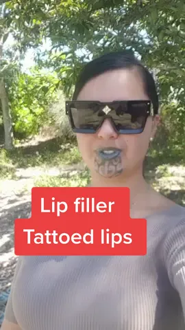 Sore as, watch till the end 😁🤙🏾💁‍♀️#ypuk #fypシ #tattoedlips #lipfiller #ngutupurua #maori #NZ #kauae #mokokanohi