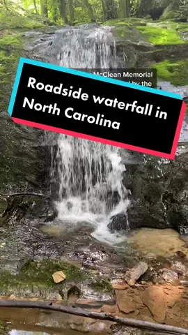 Roadside waterfalls make for an excellent picnic! #nc #nccheck #northcarolina #ncwaterfalls #waterfall #wnc #nchiddengems
