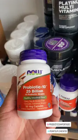 #ipump #ipumpsuplementos #nowfoods #probiotics #probiotico #intestino #vitaminasimportadas #suplementosimportados