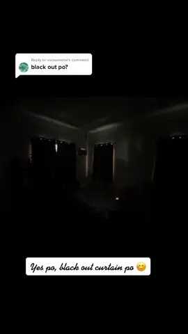 Reply to @usnwownw  Yes po, black out curtain siya 😊 #shopeecheck #shopeefinds #blackoutcurtian