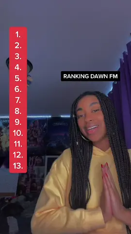 Dawn FM debuted at #2 on the charts this week! What’s your favourite track? #theweeknd #dawnfm #billboard #rankingmusic #music @yomrants