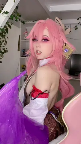 Inst: zefirka._.tyan #cosplay #GenshinImpact #kawaii #yaemiko
