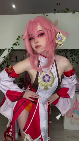 Inst: zefirka._.tyan #tyan #cosplay #GenshinImpact #kawaii #yaemiko