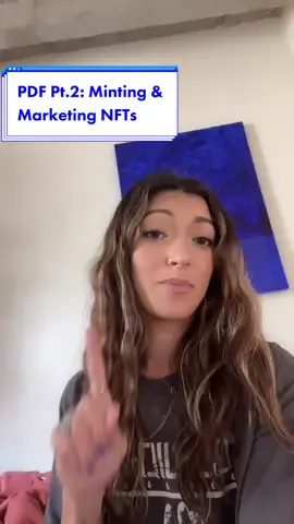 101 on Minting & Marketing your NFTs! #nft #nftartist #ethereum #materialgirl