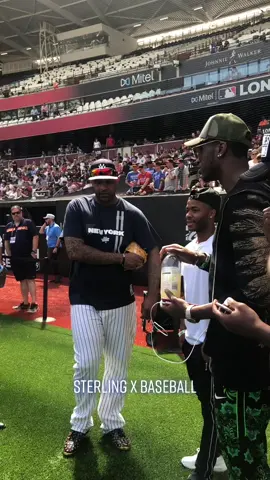 Sterling 🤝 baseball… #Sterling #PremierLeague #EPL #FPL #ManCity #Pep #MCFC