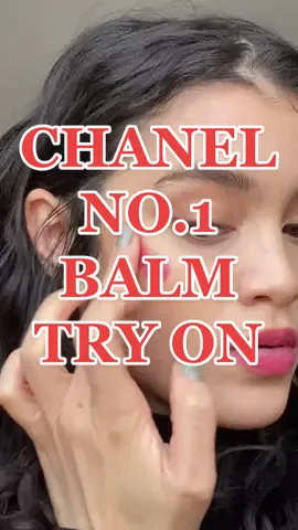 The color is intimidating but I love it! #chanelno1 #chanelmakeuplook #blushtryon #creamblushreview #CloseYourRings
