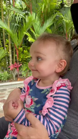 Loved the golf cart ride around the resort #costarica #happybaby #happytoddler #fyp