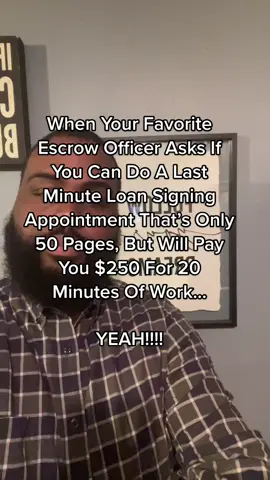 $250 for 20 mins? Yeah 😀 #notarytiktok #notarysigningagent #moneytok